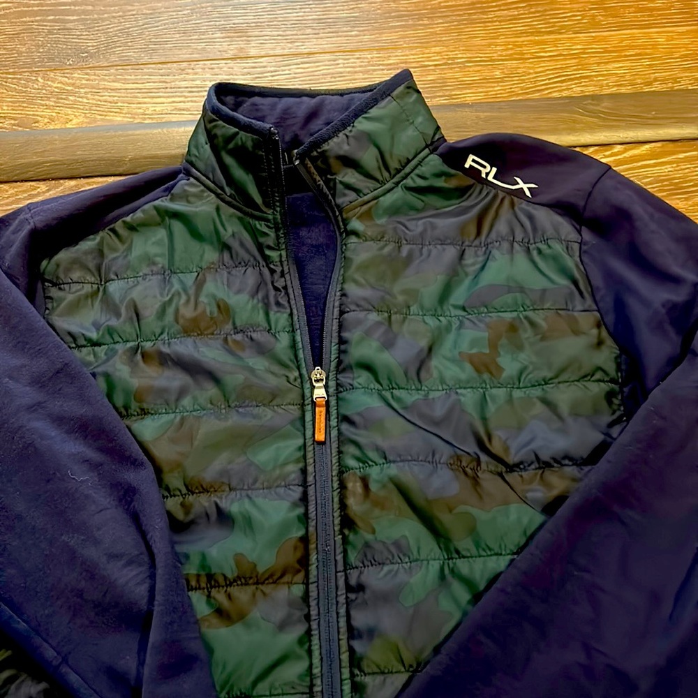 Golf pullover full zip jacket actually rlx golf hybrid vest